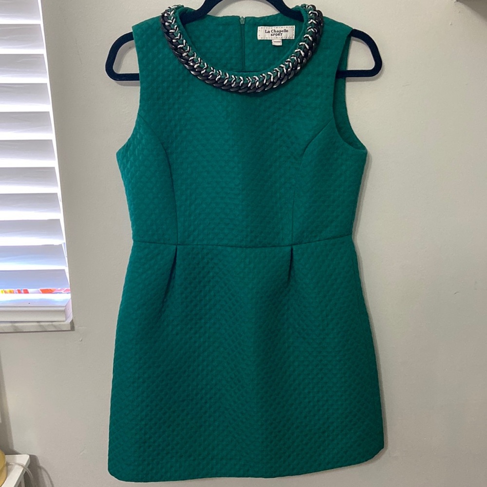 La Chapelle Sport Green Mini Dress